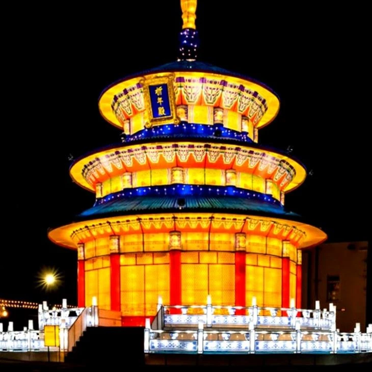Waterproof Chinese Traditional Silk Lantern For Sale