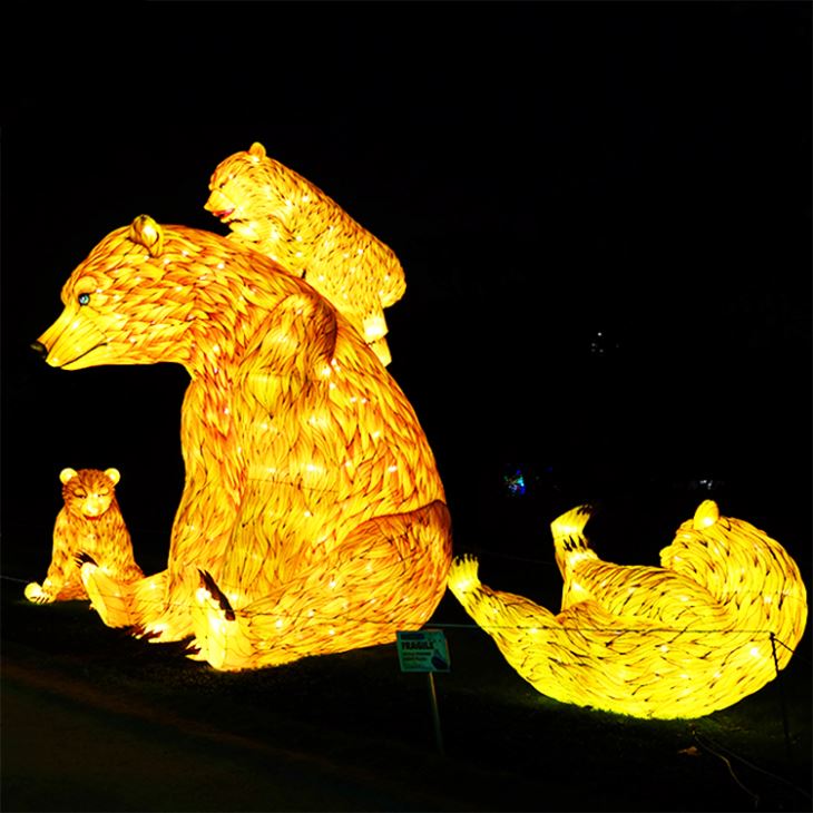 Festival Decoration Chinese Silk Lantern Animal Lantern